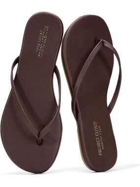 Women Chocolate Footwear Foam Insole Durable Non-slip Beach Essentials Flip Flop